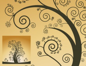 Curly Vector Tree