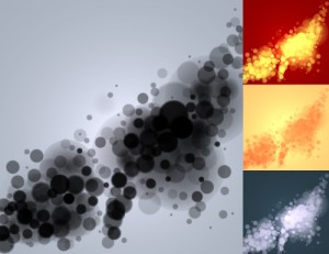 Molecular vector wallpaper