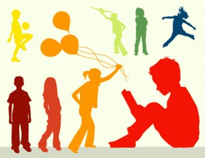 Children Silhouettes