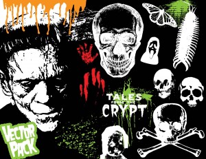 Monsters and Skulls Vector Pack