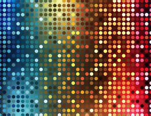 Disco Lights Vector Wallpaper