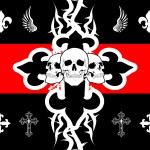 Vector Crosses, Skulls and Wings